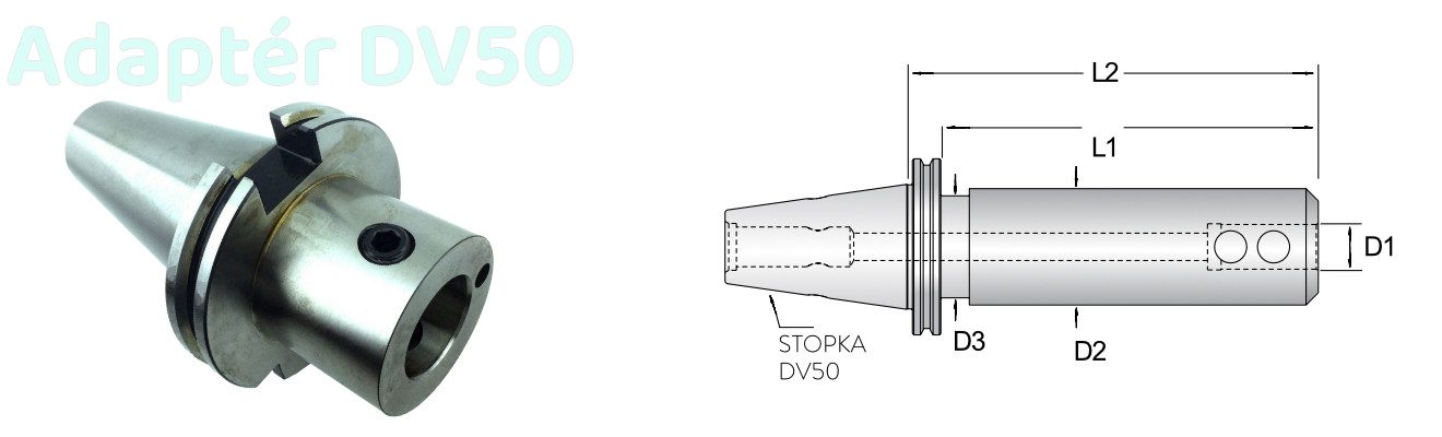 Vrtání - příslušenství DV50 - systém TA